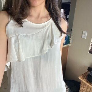 Vince Camuto Cream Sleeveless Top